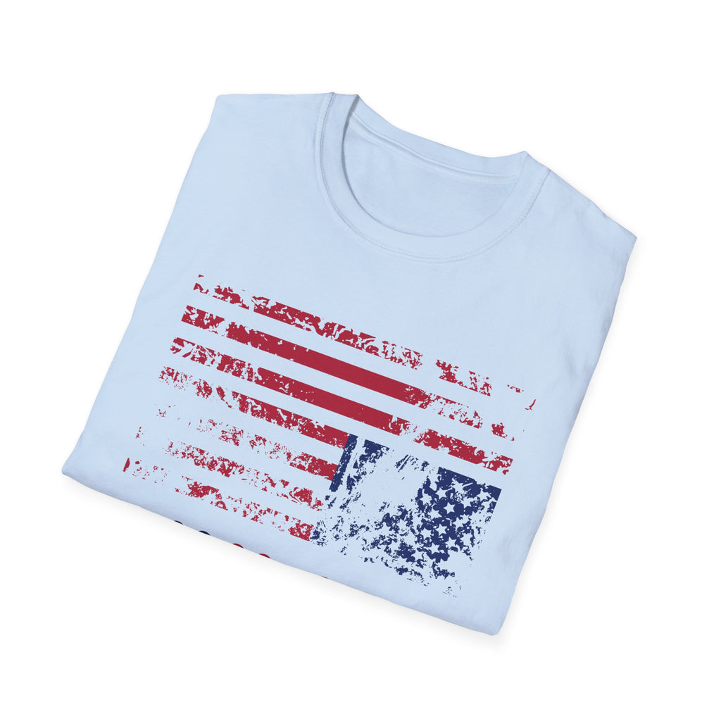 Braille FDJT T-Shirt – Red/Blue Distressed Flag Edition
