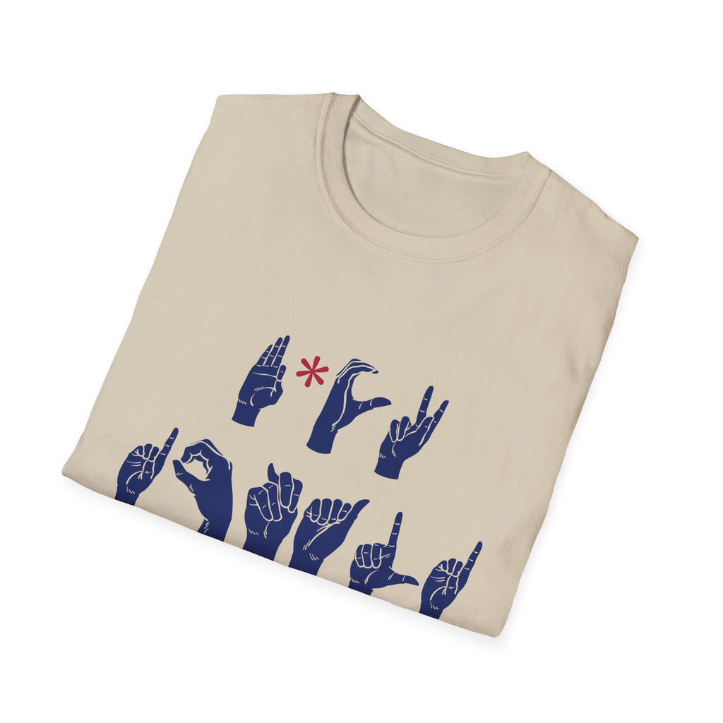 ASL F*ck Donald Trump T-Shirt – Sign Language Resistance Tee