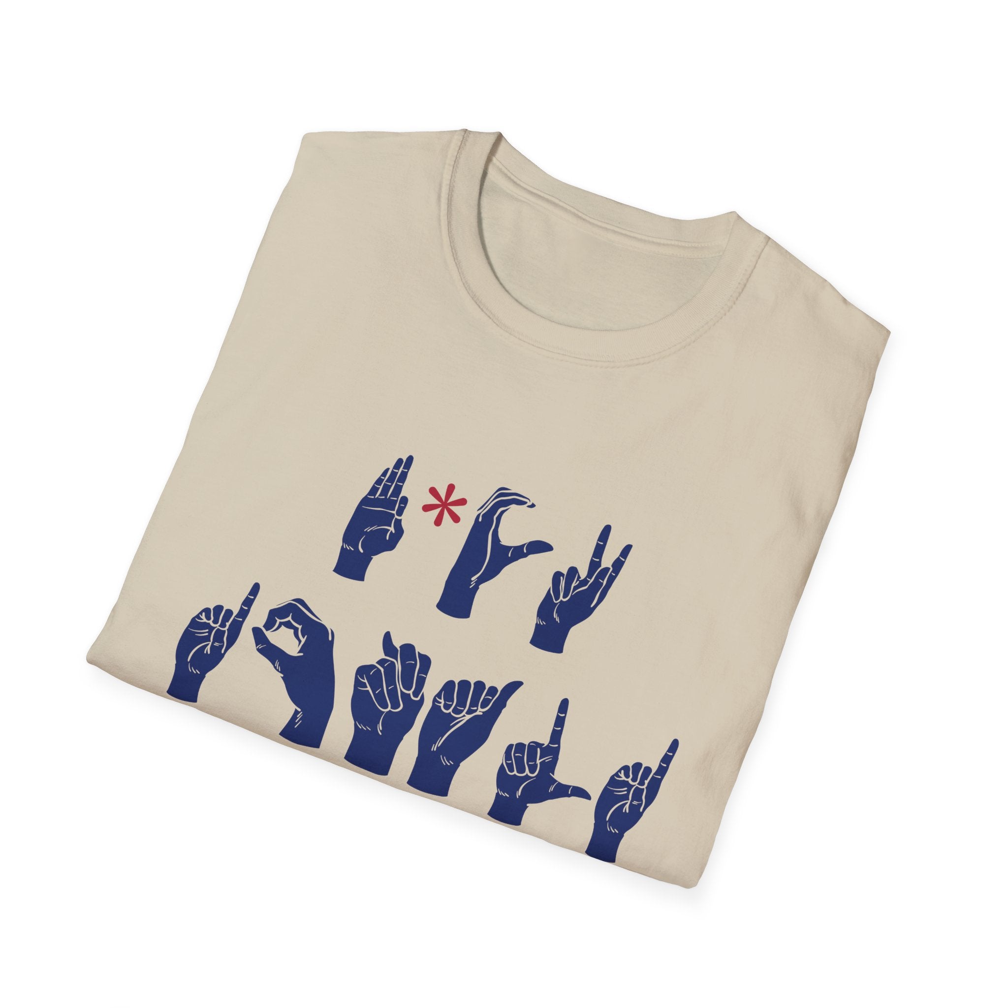 ASL + FDJT Protest T-Shirt – Anti-Trump Sign Language Design