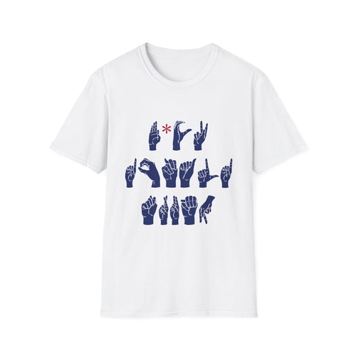 ASL F*ck Donald Trump T-Shirt – Sign Language Resistance Tee